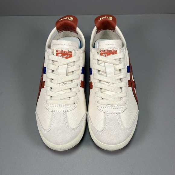 Onitsuka Tiger by Asics Shoes - asics Onitsuka Tiger MEXICO 66 1183A201 BIRCH/RUST RED With shoe bag 28cm